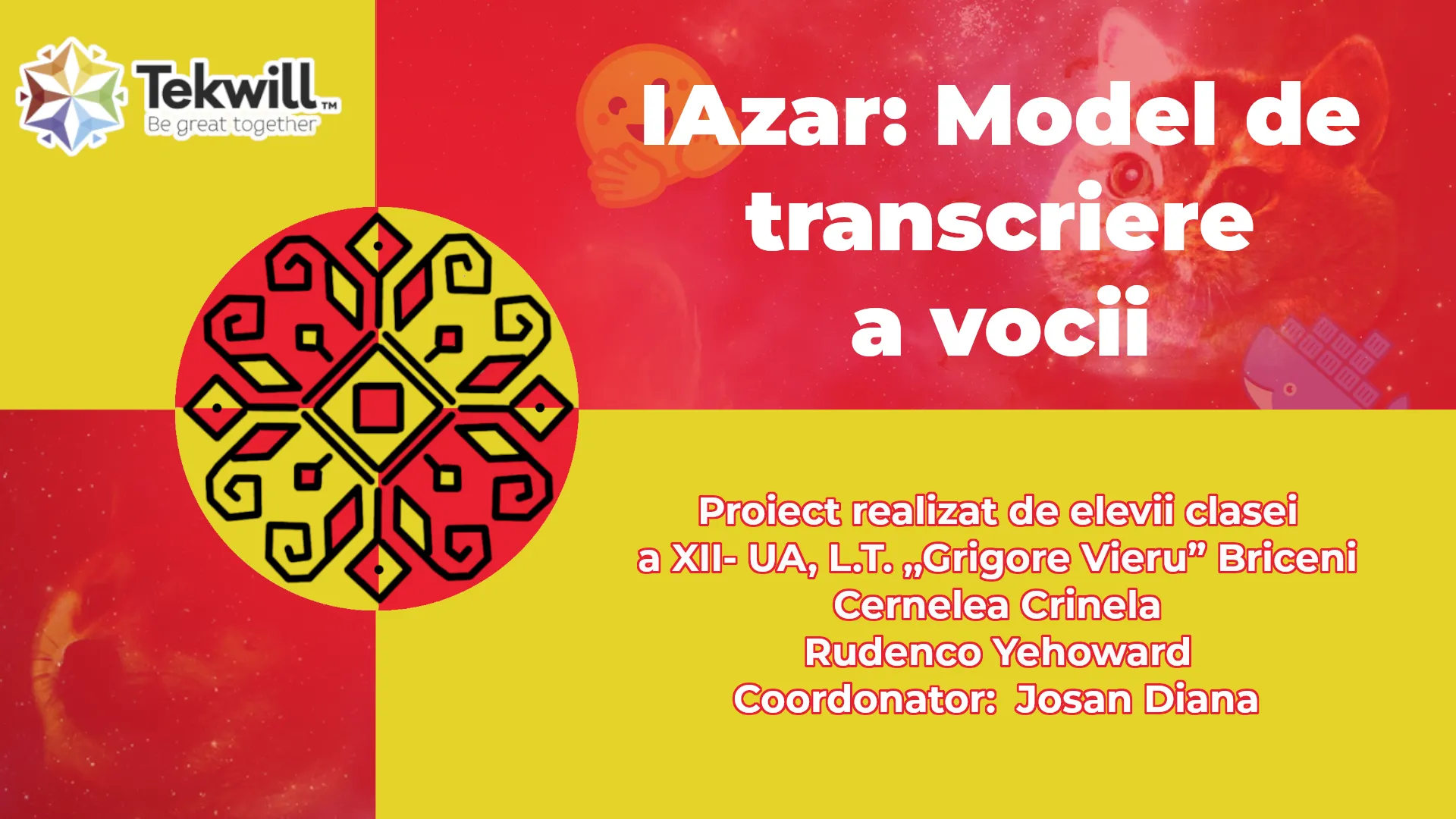 İAZAR: Model pentru transcrierea vocii